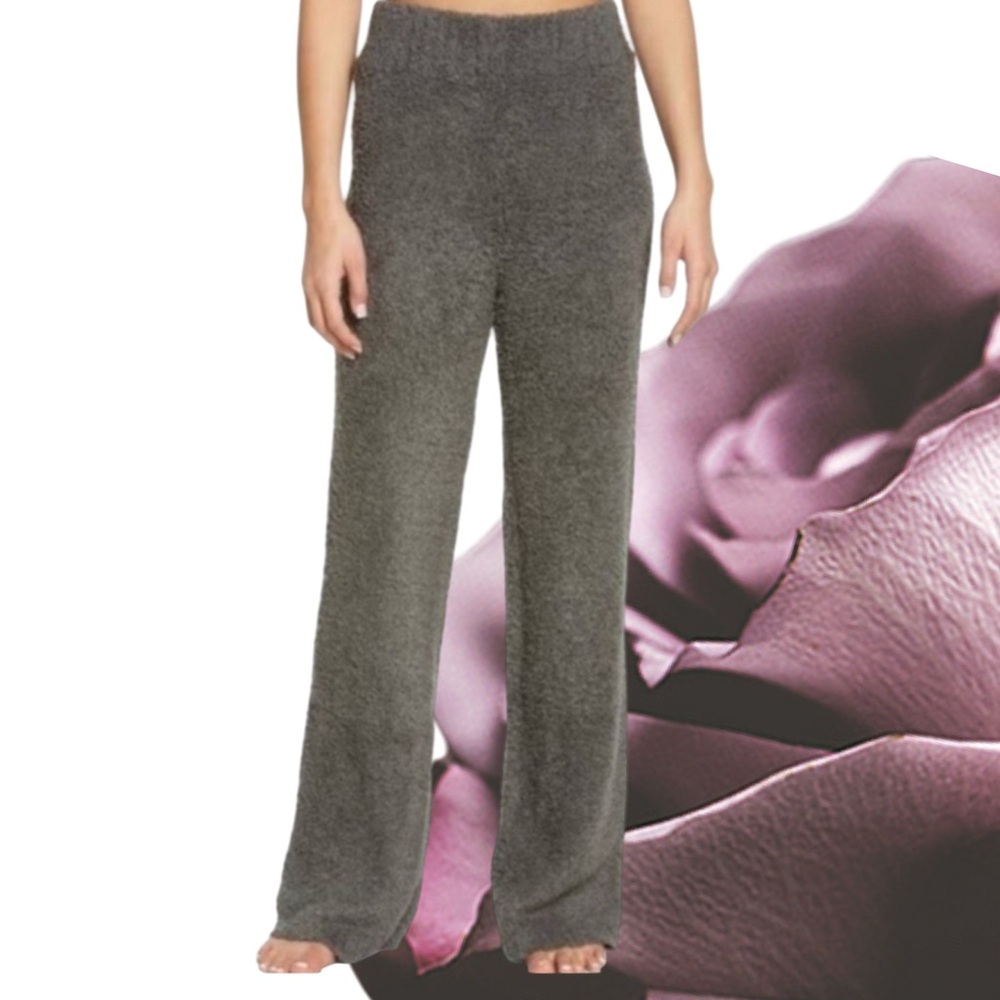 SKIMS Gray Cozy Knit Pants